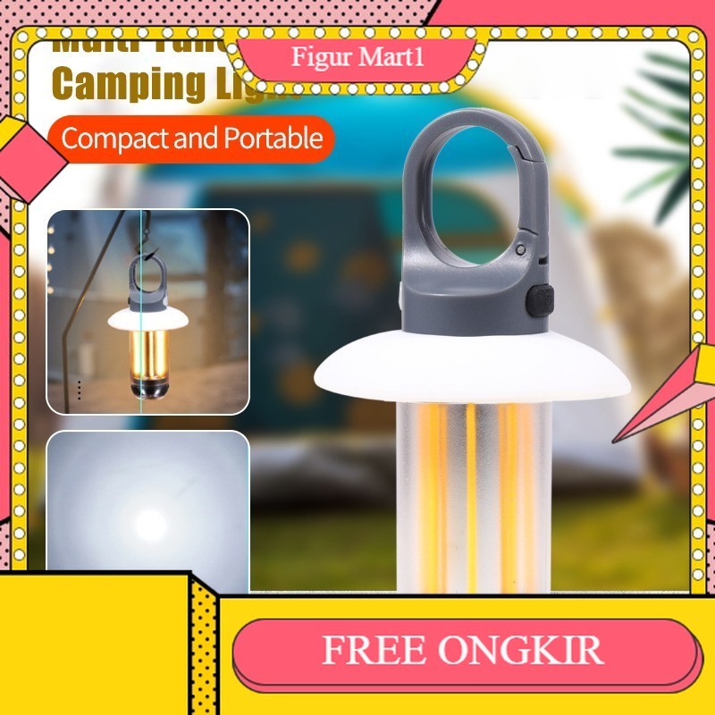 FREE ONGKIR - PROMO Lampu Camping Led Mini Multifungsi YV-17 Lampu Darurat Emergency Camping Terlari