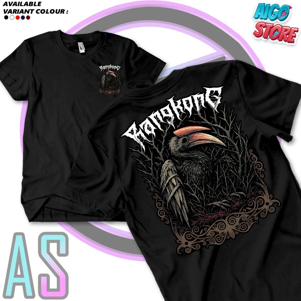 Kaos Dayak Badjoe Borneo - kaos rangkong kaos borneo - Baju borneo Rangkong