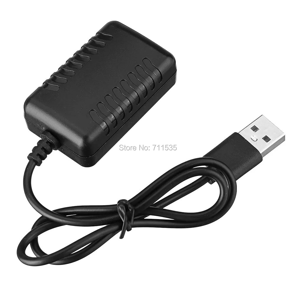 7.4V 2000MA USB Charger 50cm 1 IN 3 Cable Parts For Wltoys 144001 XK K130 12428 A959 A959-B A979 A97
