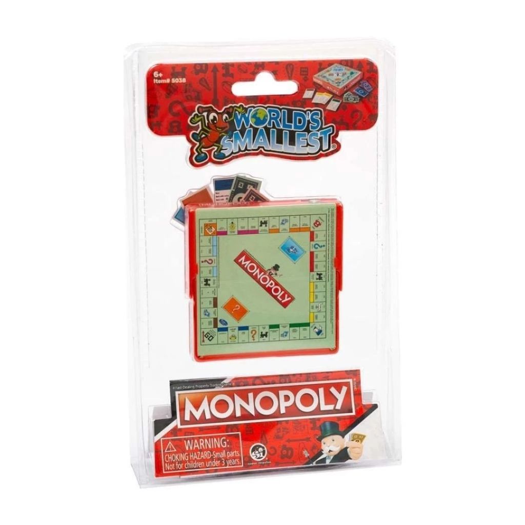 WORLD'S SMALLEST Monopoly | Mainan Mini | Mainan Dadu Anak-Anak | Mainan Anak-Anak