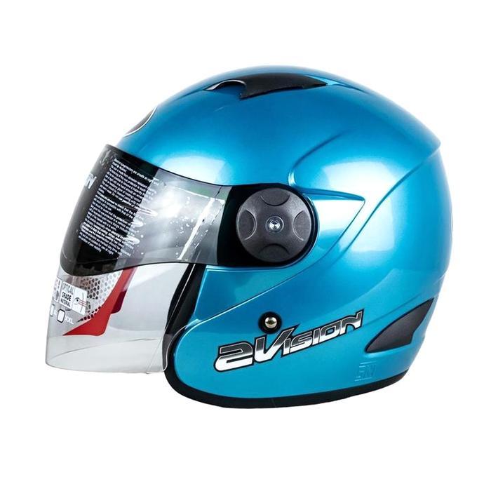HELM KYT 2 VISION SOLID - ICE BLUE - L