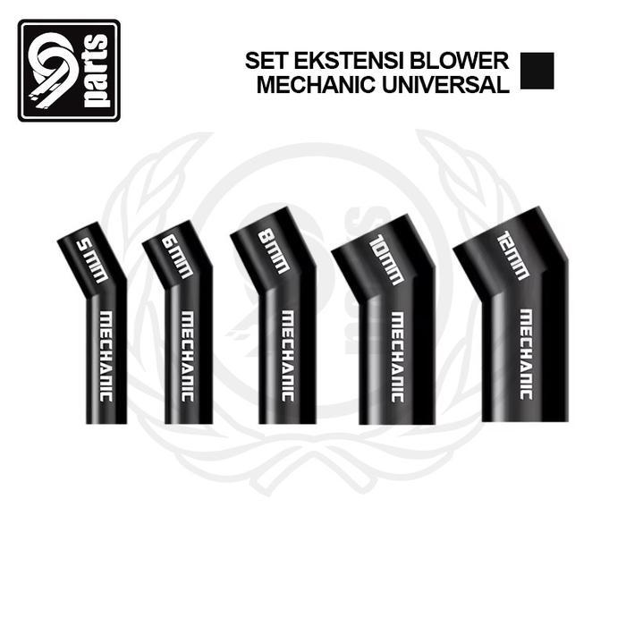 Ekstensi Blower Bengkok Universal / Set Ekstensi Mata Blower Bengkok Mechanic Universal / Sambungan 
