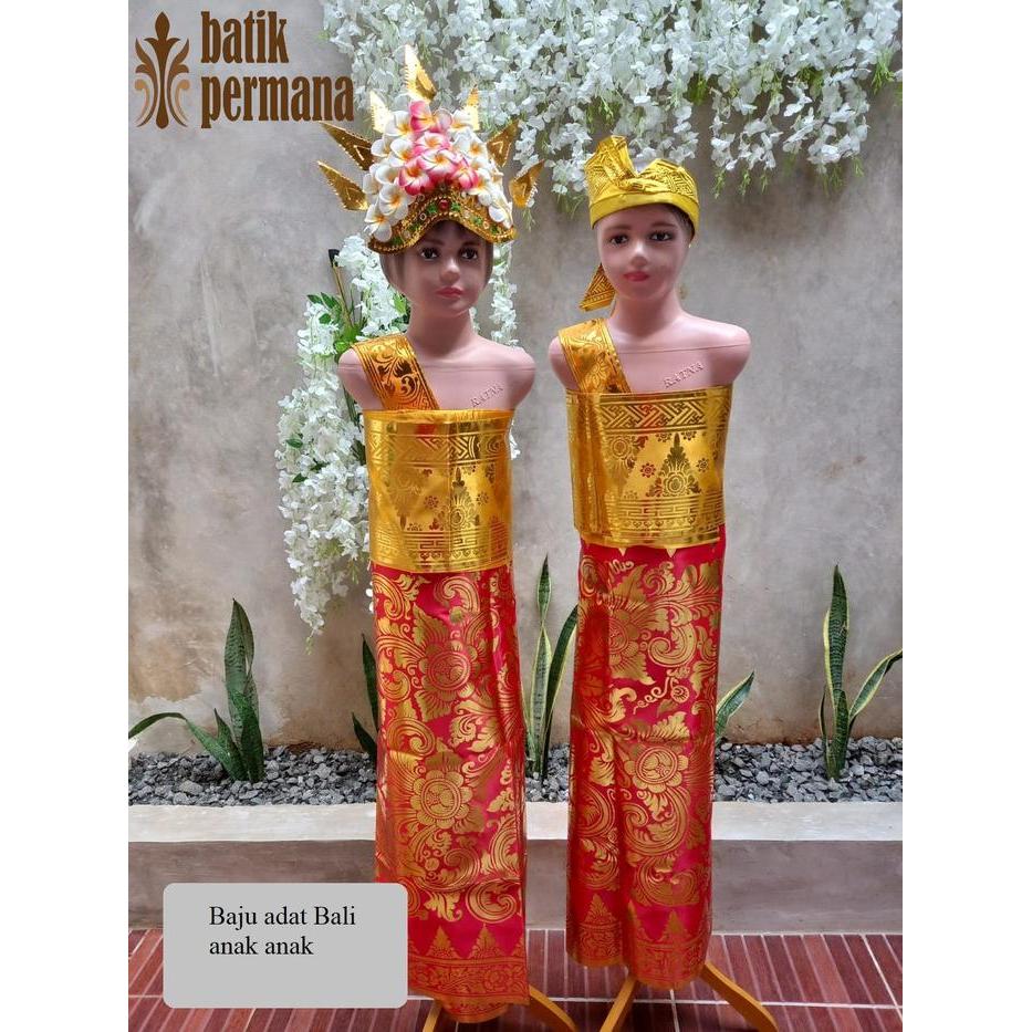 Baju adat Bali anak anak sepasang - Set Perempuan