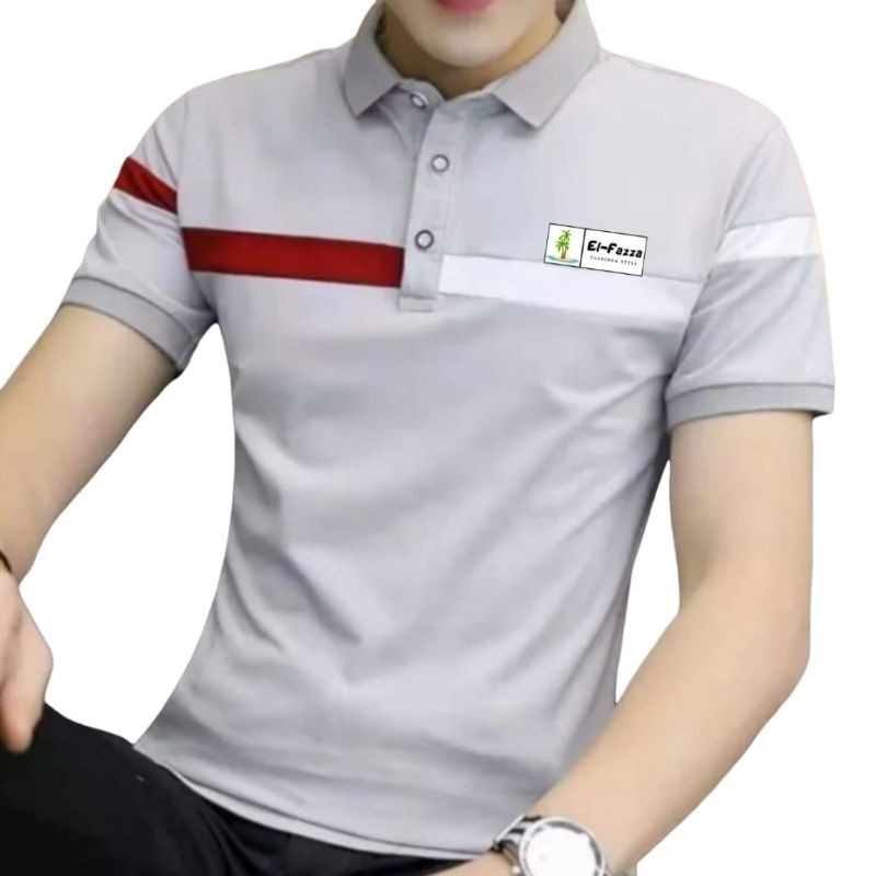 Kaos Polo Pria Lengan Pendek Slimfit Casual – Polo Shirt Pria Terbaru Bahan Adem sale