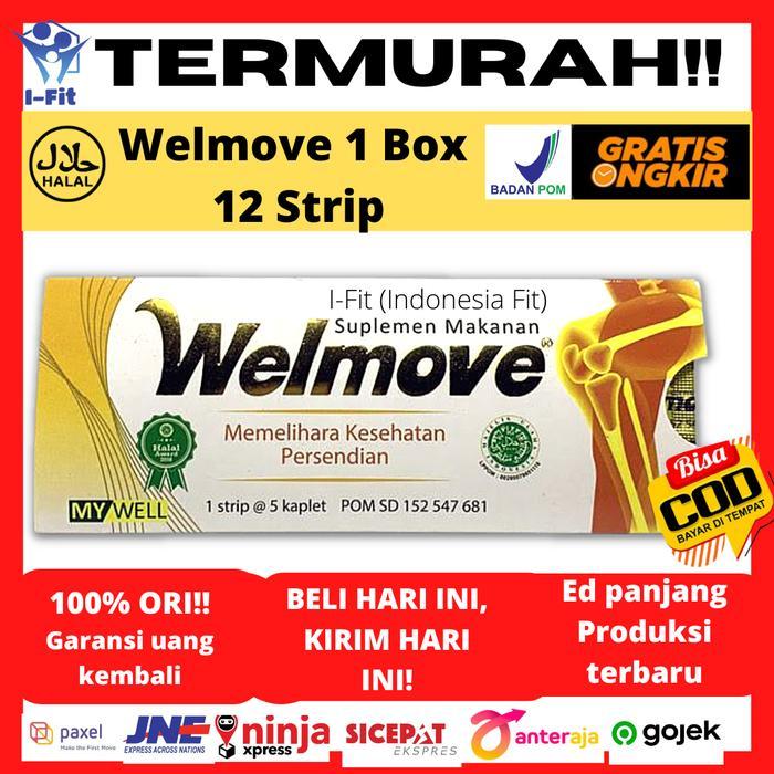 Welmove Per Box isi 12 Strip Suplemen Sendi Obat Nyeri Radang Sendi