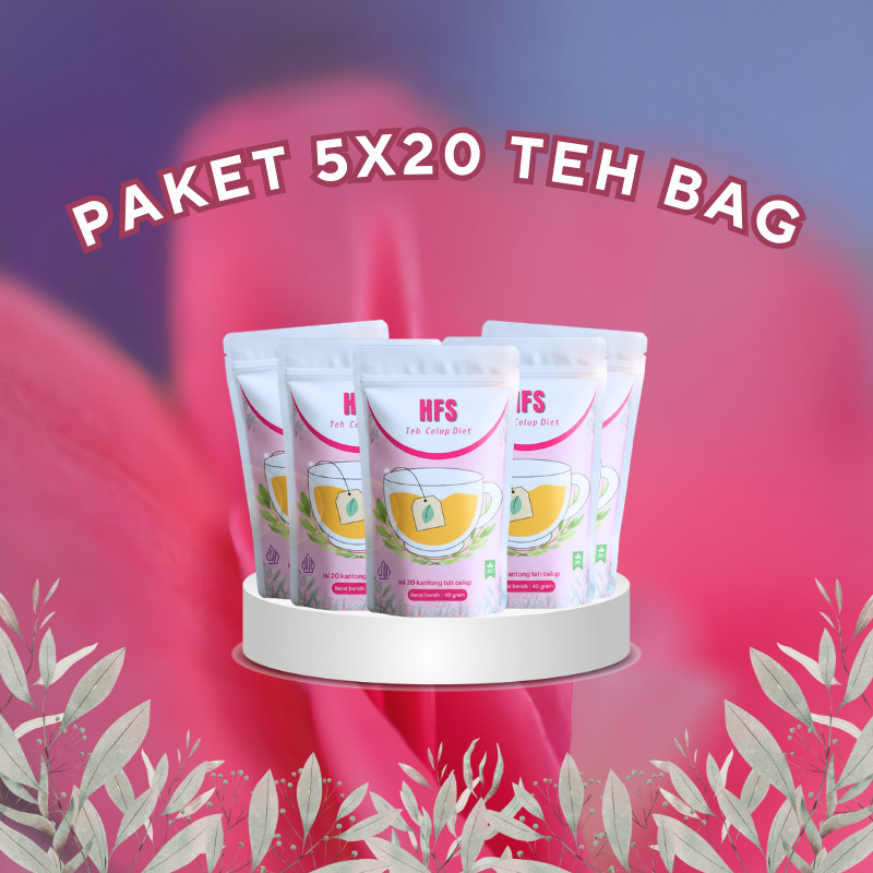 [ MURAH 5 POUCH ] Herbal Teh | Slimming Tea | Teh Celup Diet | HS
