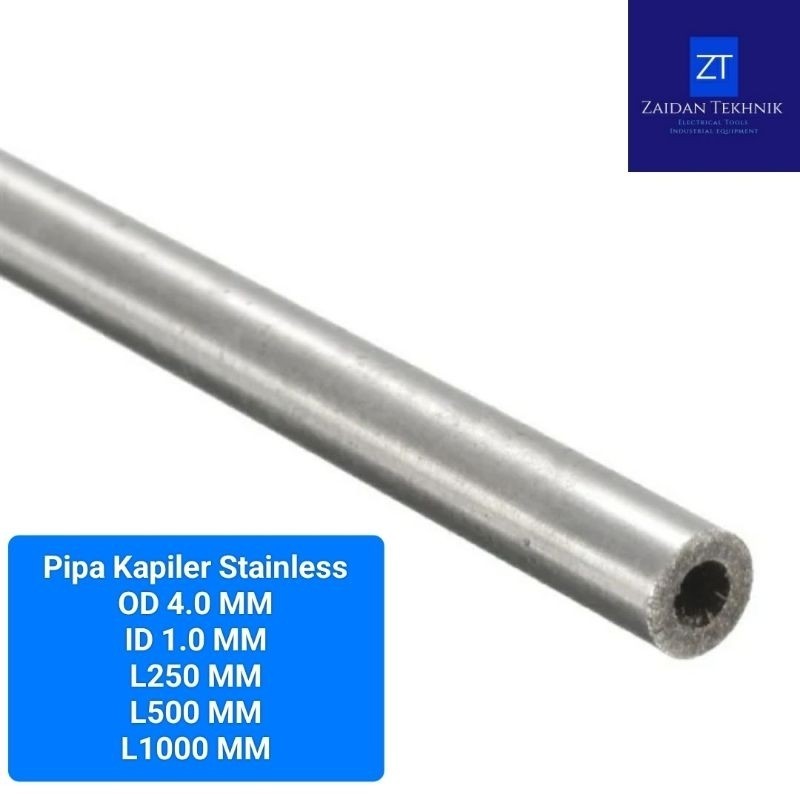 Pipa Kapiler Stainless Steel/ Capillary Tube OD 4.0 MM ID 1.0 MM
