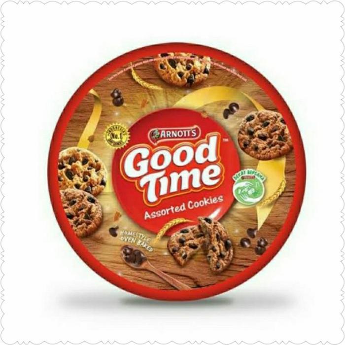 PROMO  Arnott Good Time Assorted Cookies Kaleng besar 277g 277 gram arnotts