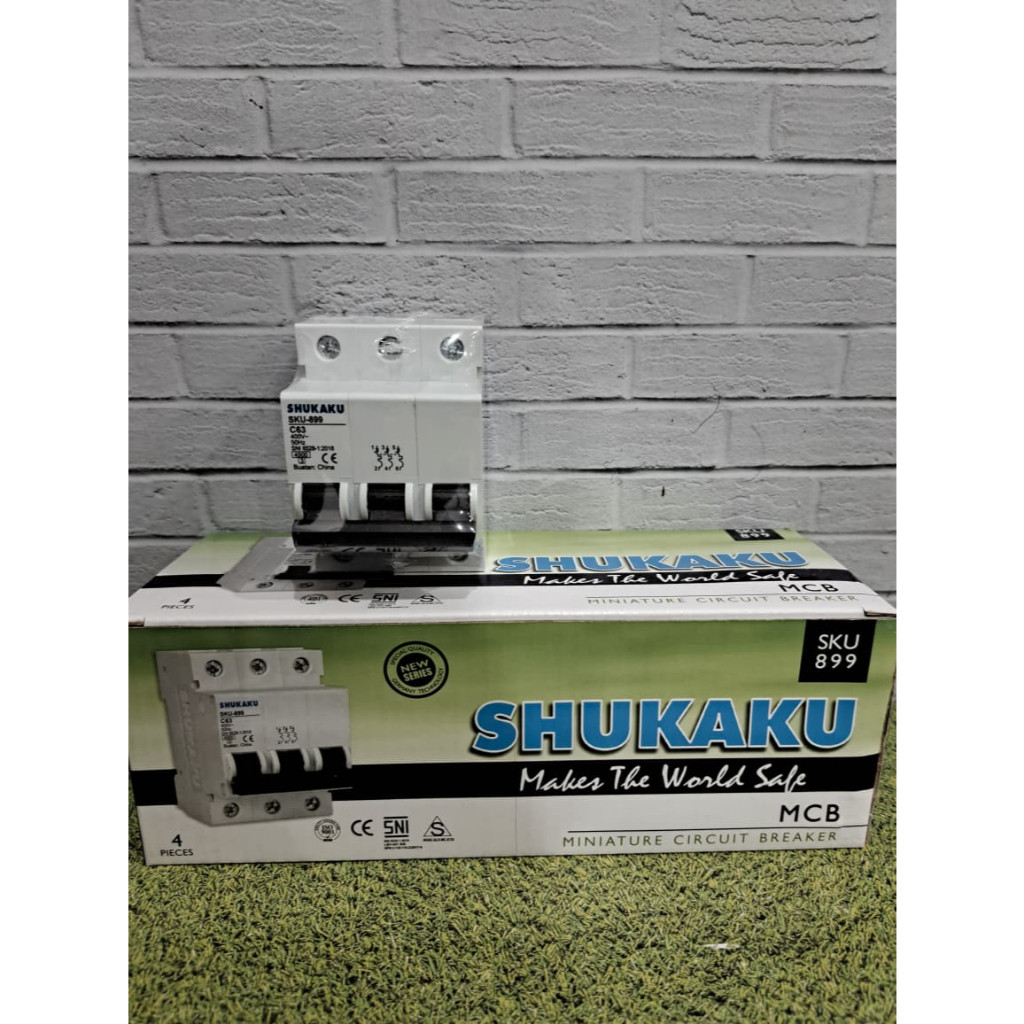 MCB SHUKAKU 3 PHASE / 3P C16 C20 C25 C32 C40 C50 C63