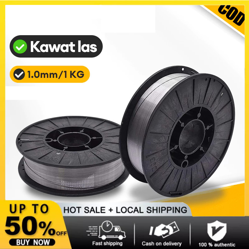 Kawat las mig 1.0mm 1kg Flux Core Wire Gasless Welding Core Kawat Las MIG MIGI ORIGINAL REDBO
