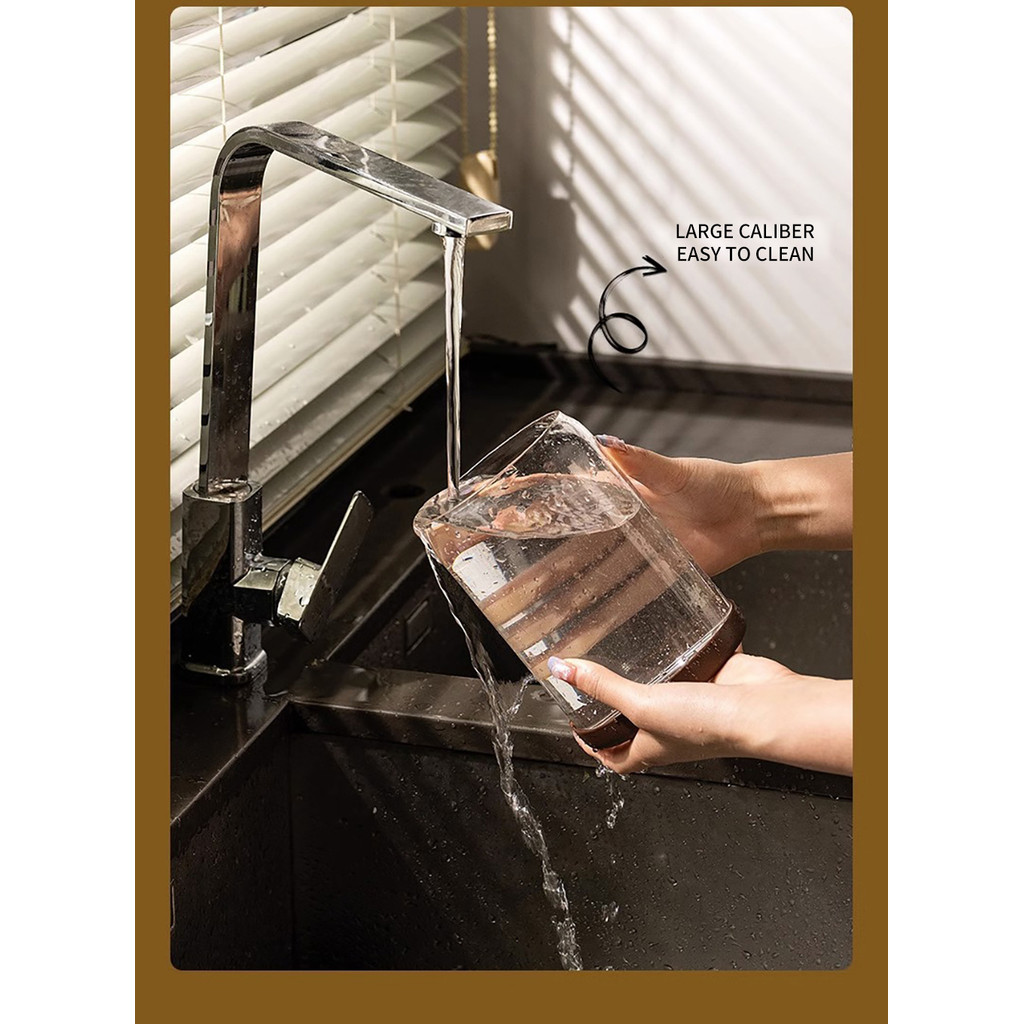 High Borosilicate Glass Coffee Jar Moistureproof Sealed Milk Powder Container Household Storage Kitc