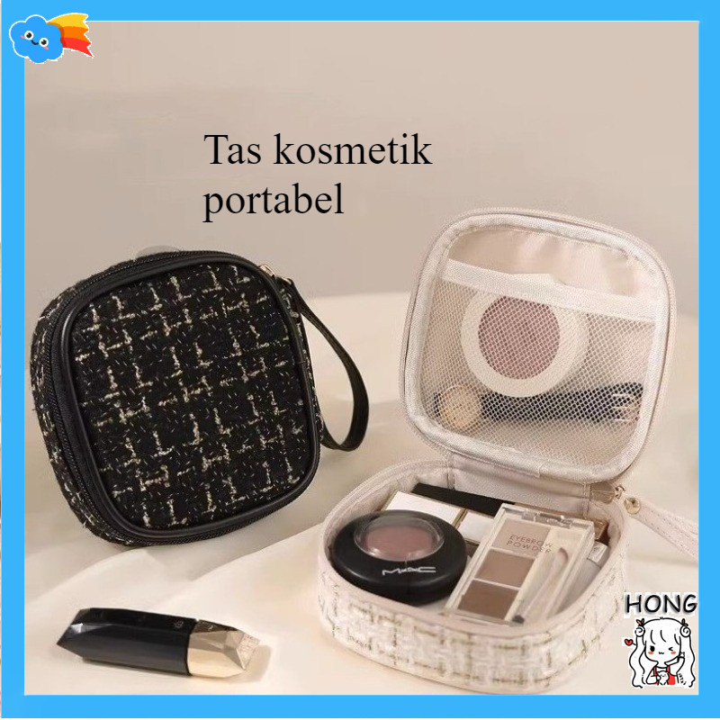 Tas kosmetik portabel/tas penyimpanan perlengkapan mandi mini/travel bag organizer/pouch make up tas