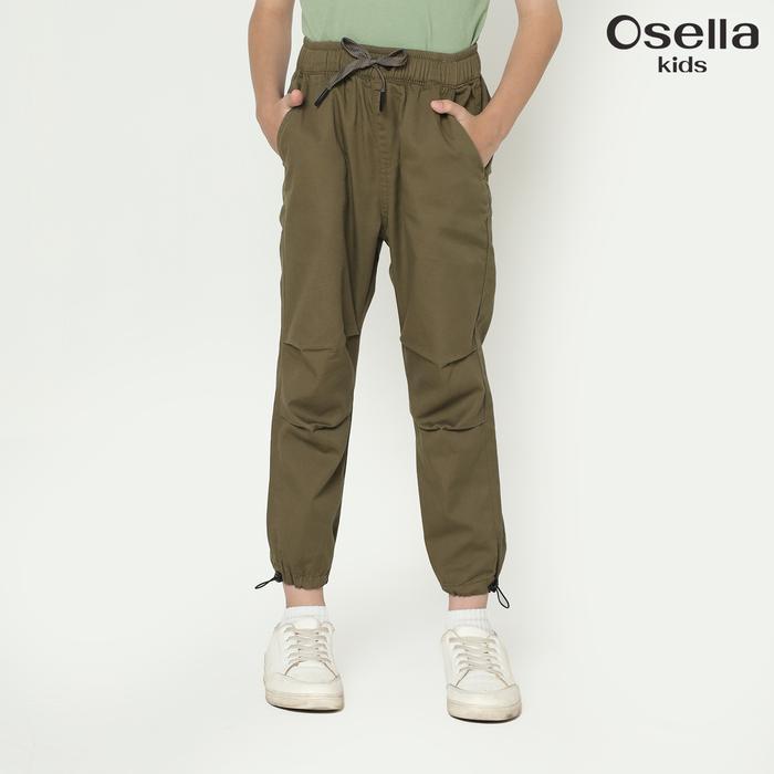 [NEW] Osella Kyo Basic Regular Jogger Pants 32874001 | Celana Joger Anak Laki-Laki - Black, 4