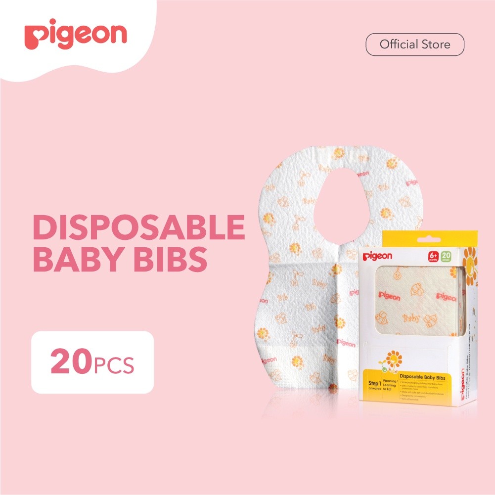 Pigeon Disposable Baby Bibs 20 Pcs