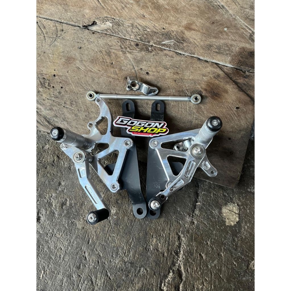 STEP Foostep underbone cnc copy rapindo rcb G2 sudah set breket pnp mx new mx king gen 2