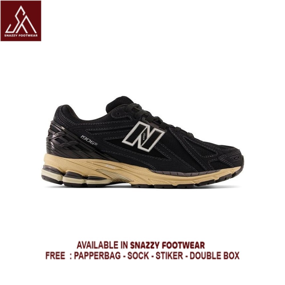 Sepatu Sneakers New Balance 1906R Protection Pack Black Taos Taupe Magnet 100% Original Unisex