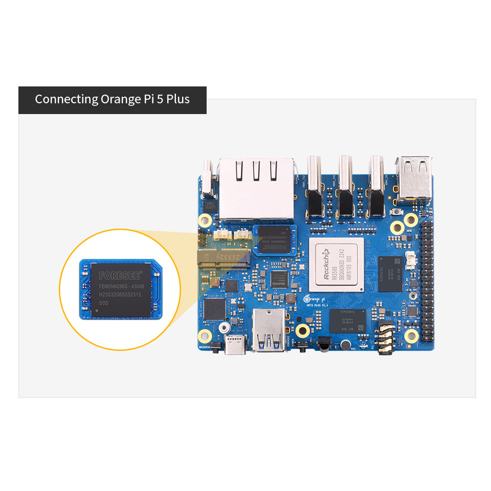 Orange Pi Emmc Module 256GB Suitable For Orange Pi 5 Plus Development Board