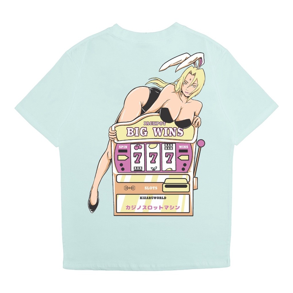 KIZARU Kaos Anime Naruto TSUNADE GOD OF GAMBLER