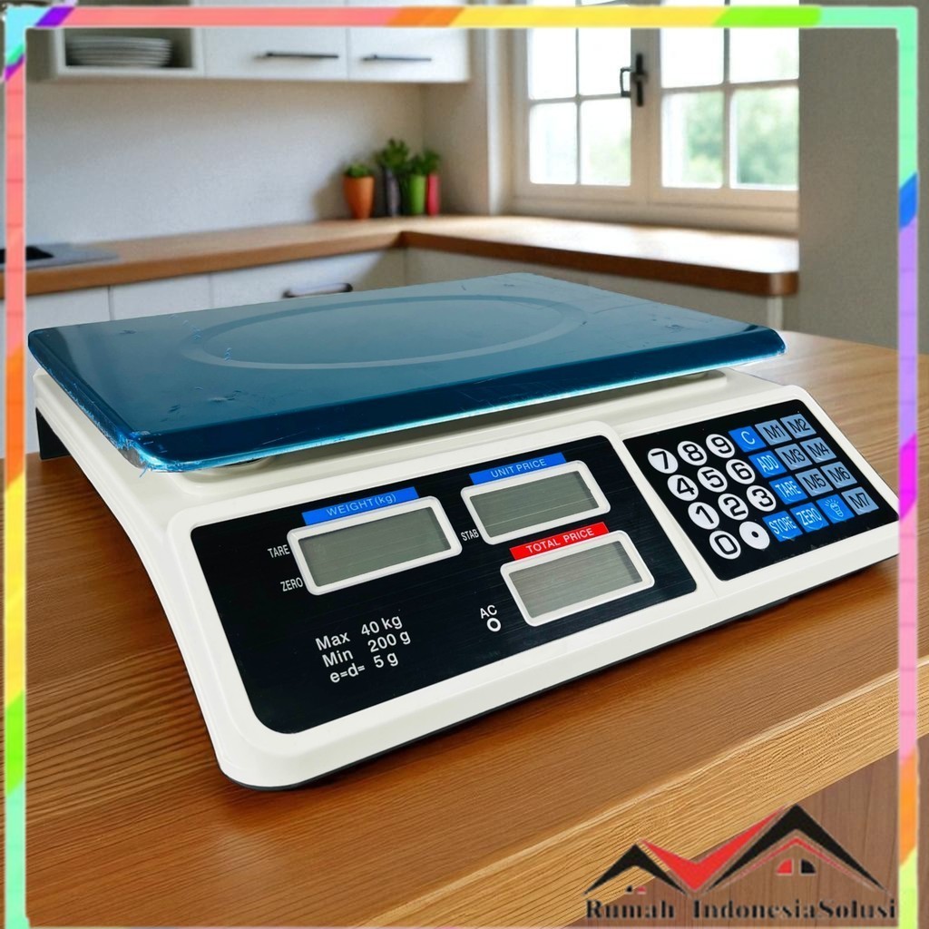 - Protopic Timbangan Digital Buah Makanan Commercial Retail Scale 40kg - PT95 -