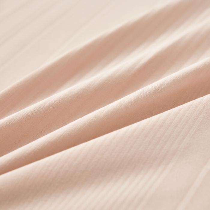 Informa 100X200 cm Set 3 Pcs Seprai Single Microfiber Emboss - Peach Muda Sarung Kasur Alas Tidur Pe