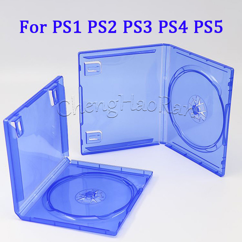 1PC For PS1 PS2 PS3 PS4 PS5 Game sc Storage Shell Cover Empty CD DVD Box Case Replacement for PS4 Re