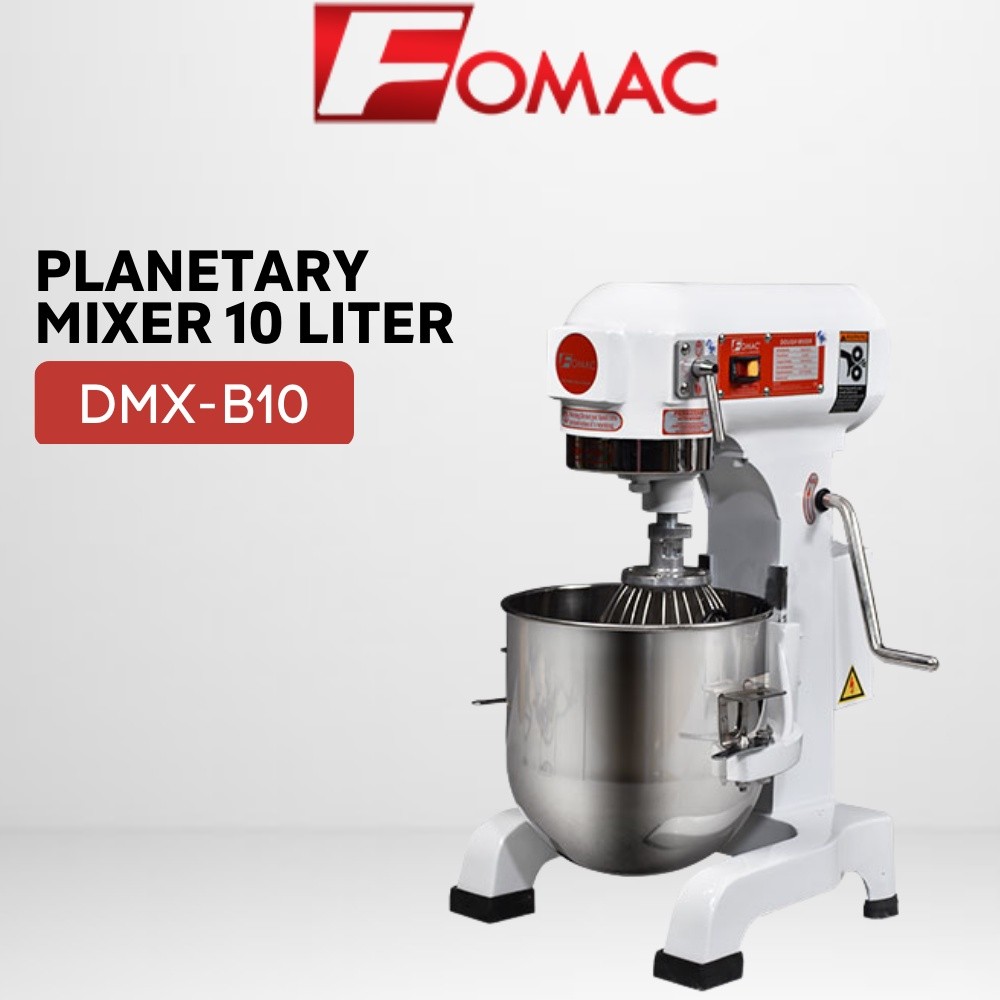 PLANETARY MIXER FOMAC DMX-B10 MESIN MIXER 10 LITER PENGADUK ADONAN ROTI