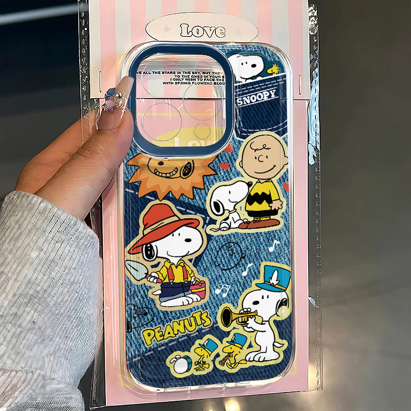 COD Phone case for Samsung  A03 A05 A10 A11 A12 A14 A15 A33 A25 A32 A35 A50 A52 A55 A72 Pola Snoopy 