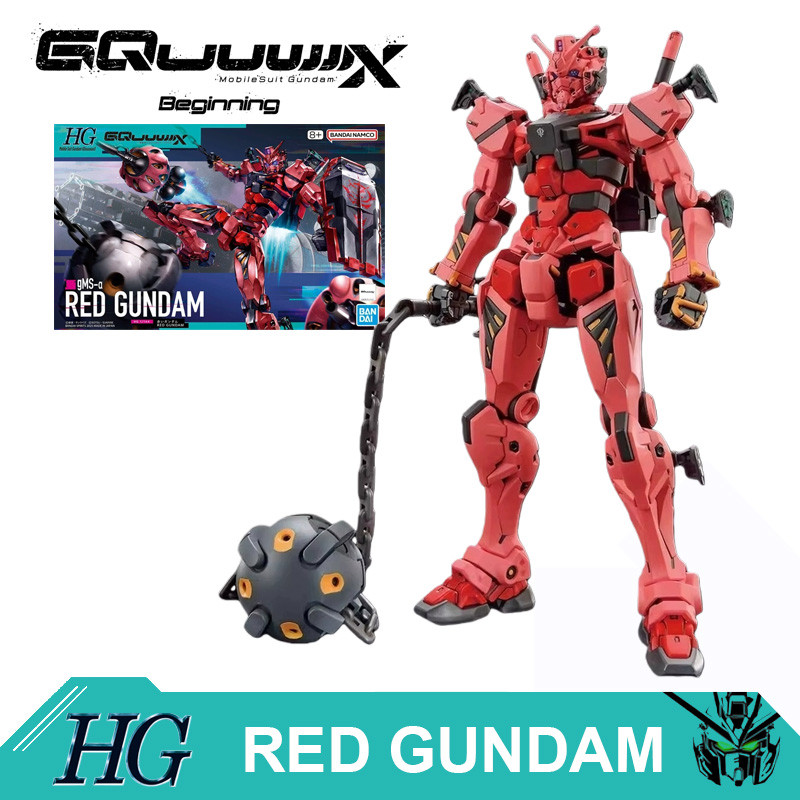 Gundam Bandai HG 1/144 GQuuuuuux Series Model Kit Collection Char Red Custom Gelgoog Zaku GFreD Warr