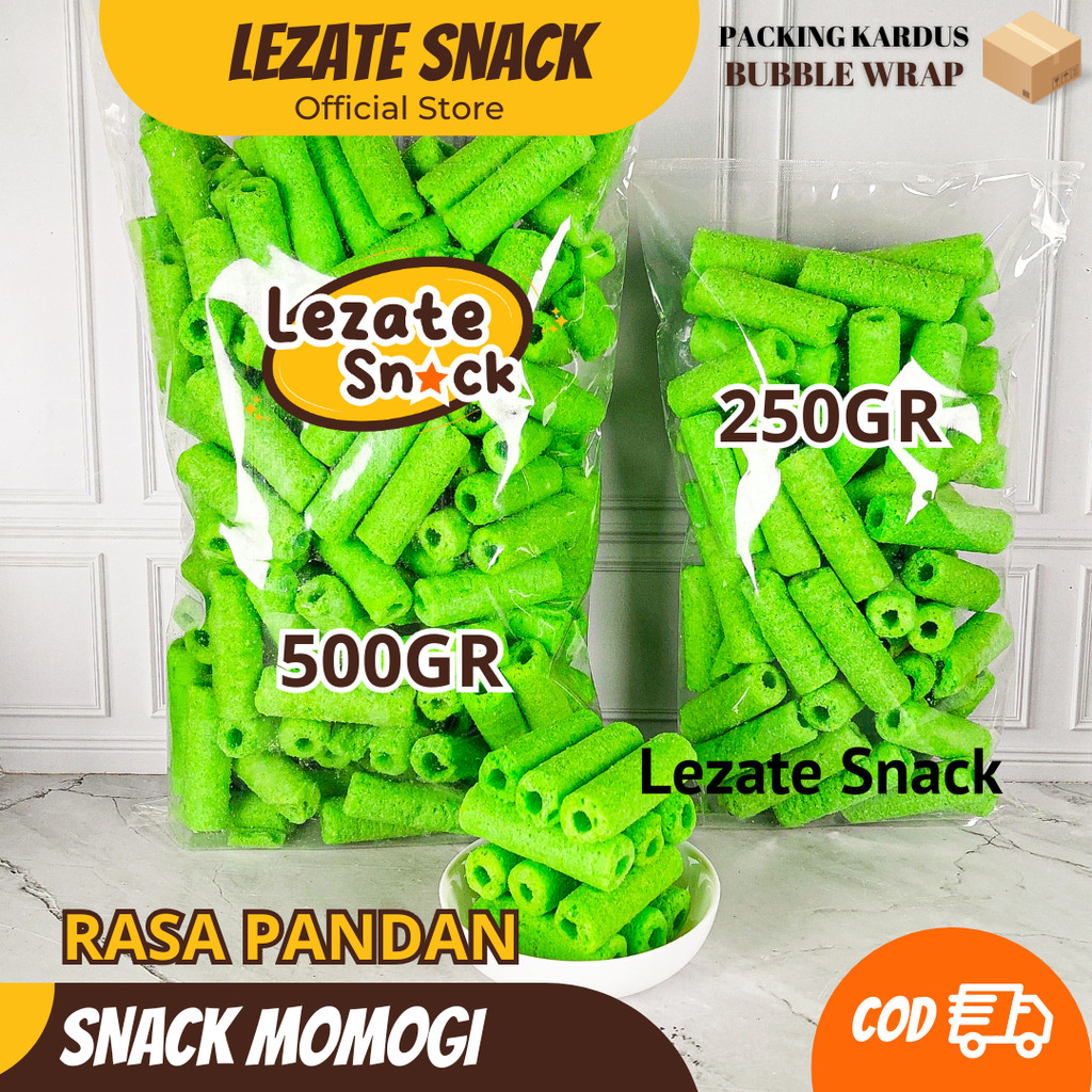 Snack Momogi Kiloan Coklat 500GR Kiloan Murah Enak Manis Renyah / Green Stick Mogi SIPP Coklat Straw