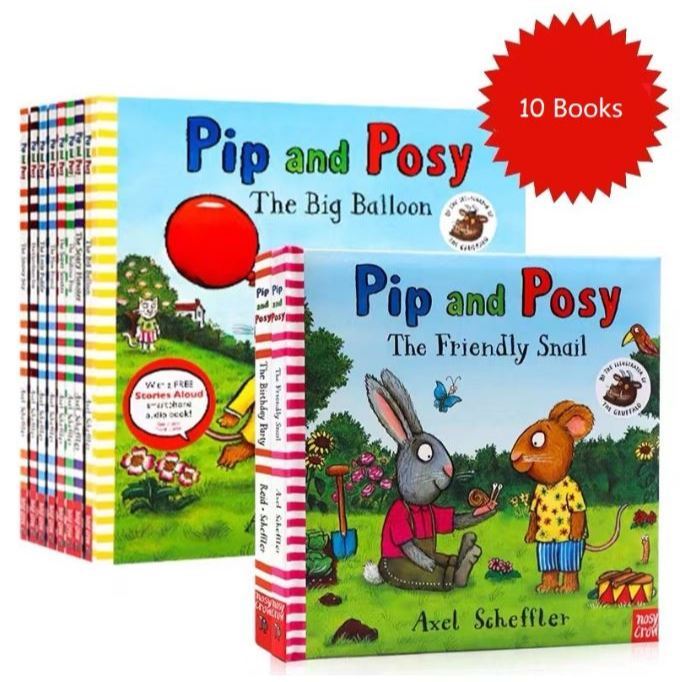 (ZELOLICOLLECTION) Buku Pip and Posy The Scary Monster by Axel Scheffler