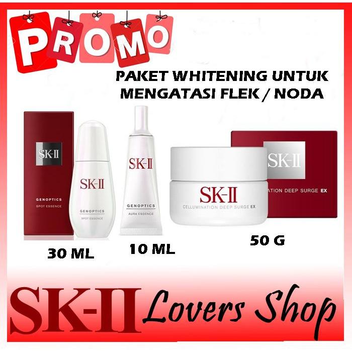 promo  -SK-II/SK2/SKII/PAKET TRIAL CELLUMINATIO/ WHITENING SPOT CARE/FLEK