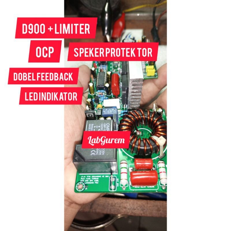 [RANGGA MART] Amplifier class D D900 DF 900d Dobel feedback dobel layer