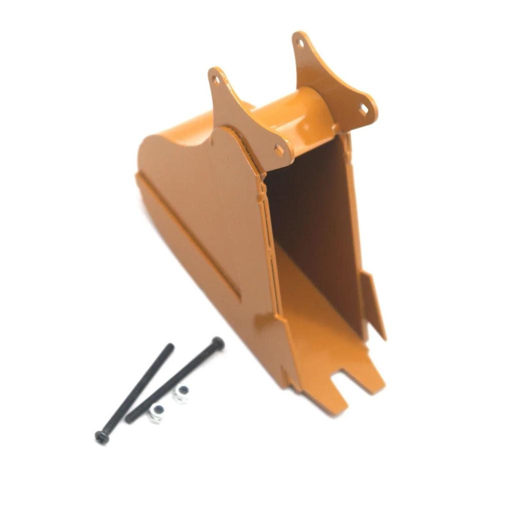 Small Trench Bucket Full Metal For Huina 1550 1580 1592 Excavator 1/14 RC Metal Excavator Trenching 