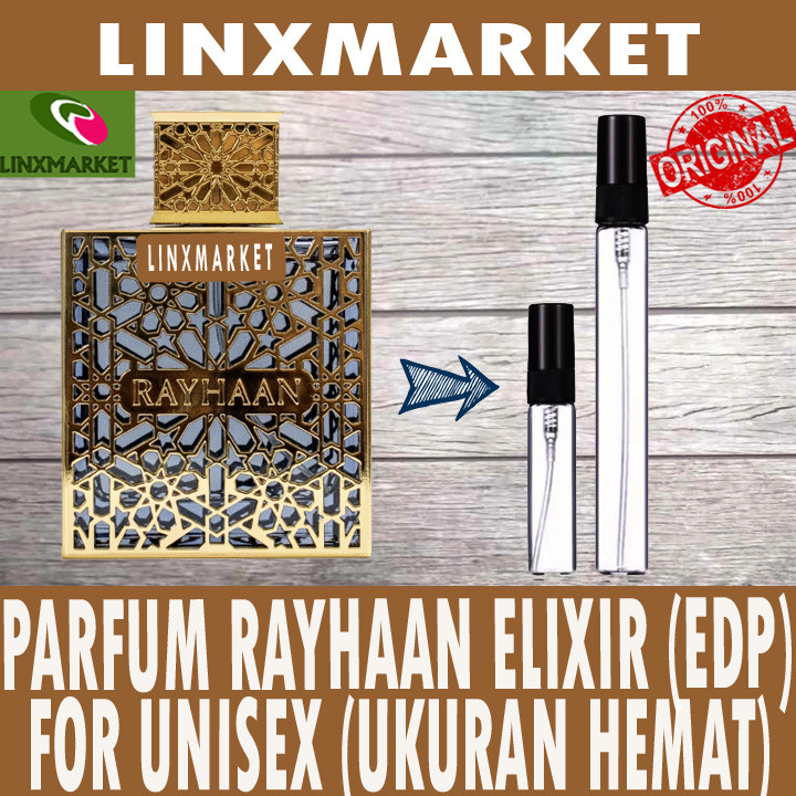 RAYHAN / RAYHAAN ELIXIR FOR UNISEX EDP EAU DE PARFUM  UKURAN HEMAT