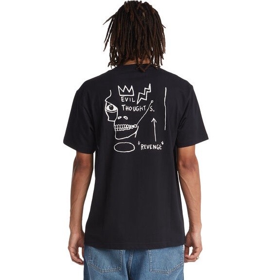 DC x Jean-Michel Basquiat Evil Thoughts Hss -  Black