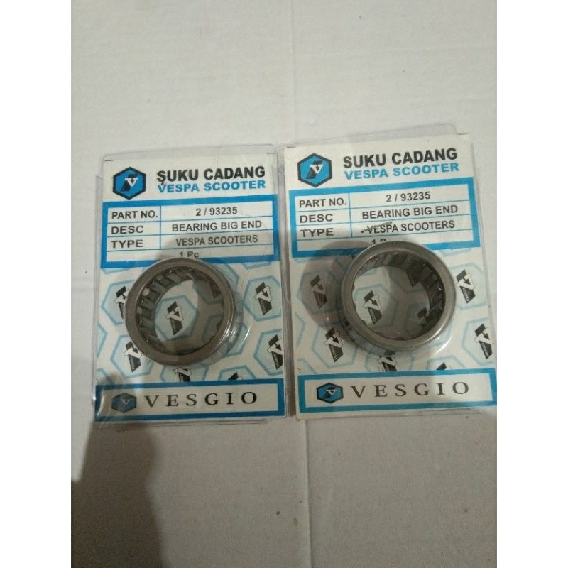 Laher bambu bearing big end stang seher bagian bawah Vesgio garage vespa