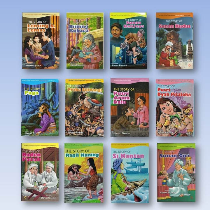 Buku Cerita Dongeng Bahasa Inggris The Story Of Lenting&lentas, Niining kubaea, Paga, Prabu Siliwang