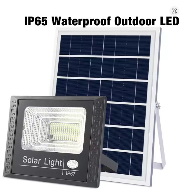 Lampu LED Bertenaga Surya   Panel Lampu Sorot Tahan Air   Lampu Kanopi LED Tahan Air untuk Luar Ruan