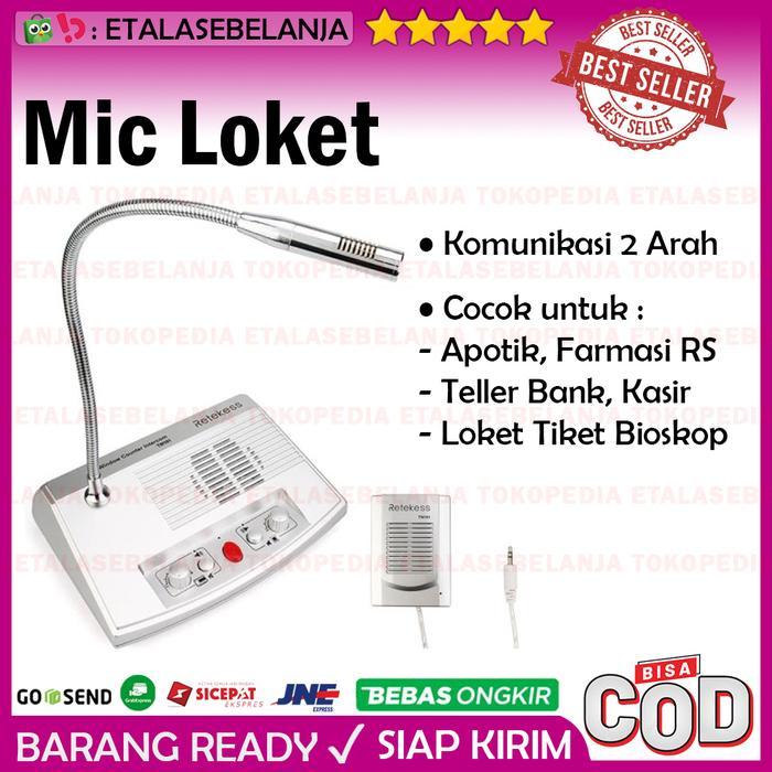 ECHOVERSE Window dual way counter intercom - mic loket - Zhudele Retekess TW101