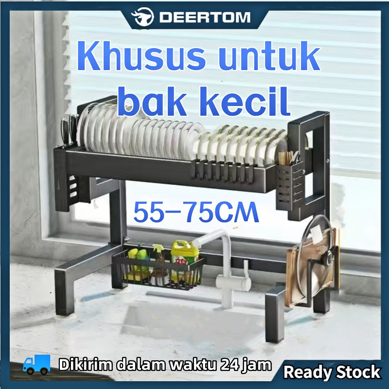 PROMORak Mangkuk Khusus Untuk Wastafel Kecil Rak Pengering Piring Rak Piring Wastafel Rak Cuci Pirin