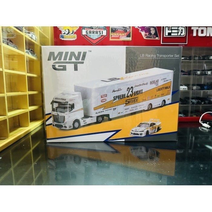 Sale Mini GT Mercedes Actros Nissan Silvia Set