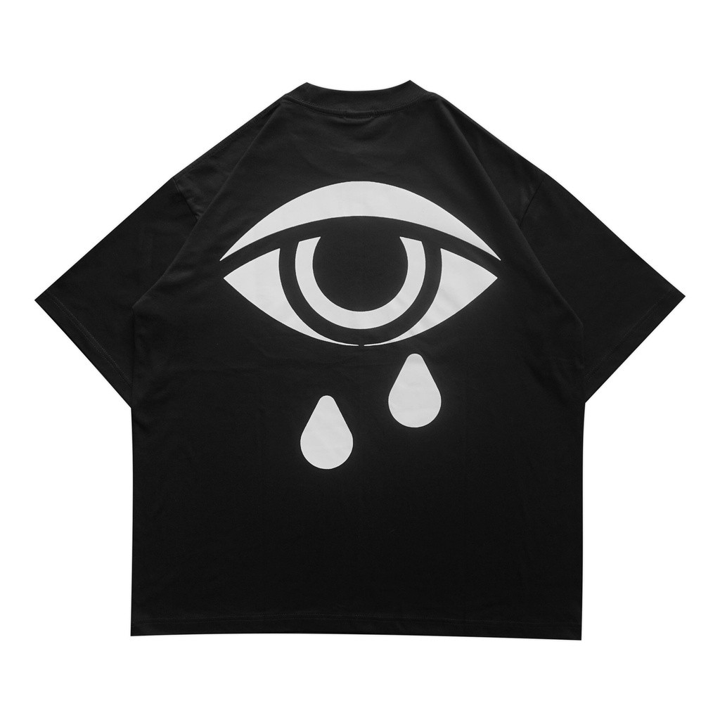 Iluthic - Tears Black Oversized Tee