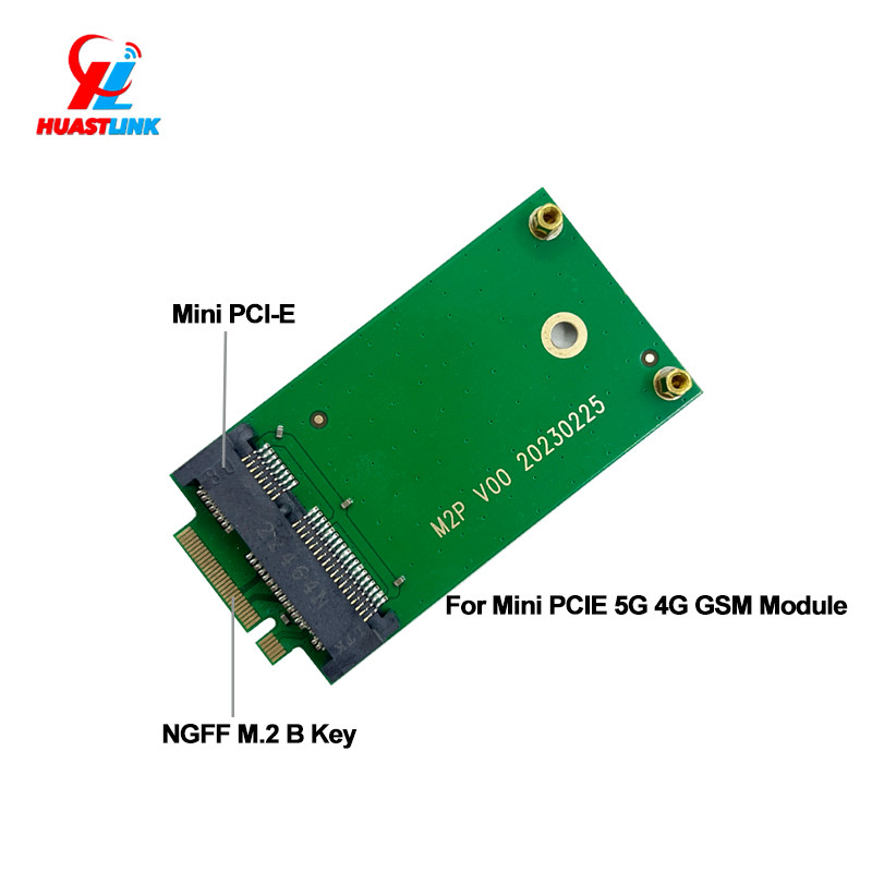 NGFF M2 B Key to Mini Pcie Pcie Adapter Board for 5G 4G Module Using