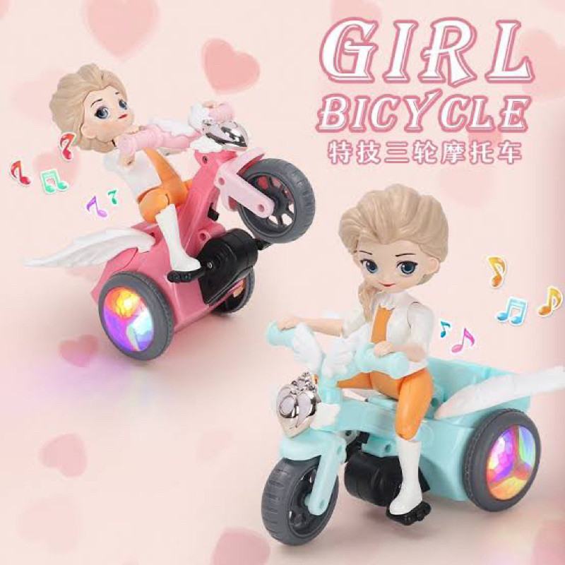 (BISA COD) MAINAN ANAK SEPEDA JUMPING FROZEN / MAINAN ANAK DANCING BICYCLE FROZEN / SEPEDA MENARI