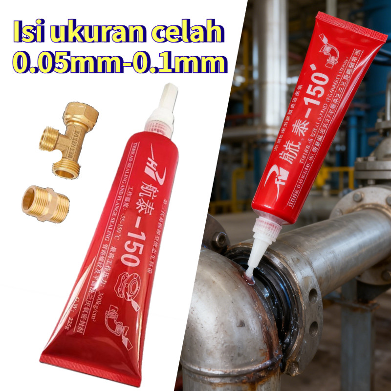 200g Cairan Sealant Pipa Tahan Panas Anti Bocor Serbaguna Pekerjaan Plumbing
