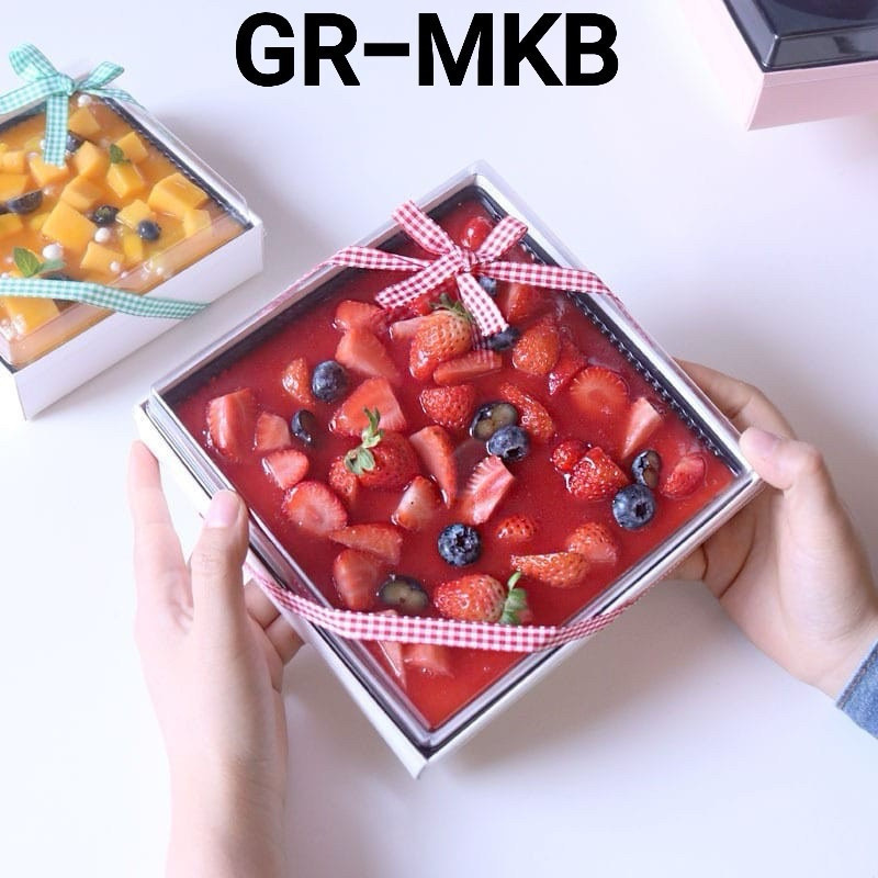 MKB - box dus packaging korean mika puding kue tiramisu(TALK)