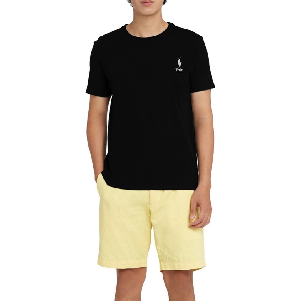 POLO SPORT - 70.0013.12 Jersey Crewneck T-Shirt Mens -  Black