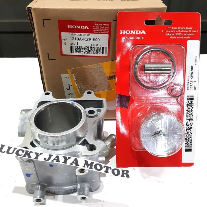 Blok seher Vario 125 fi injeksi KZR plus piston kit KWN old lama original