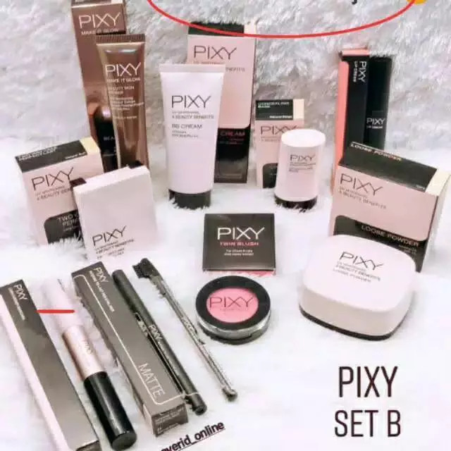 PIXY PAKET MAKE UP Glowing/ Make Up Satu Set Seserahan