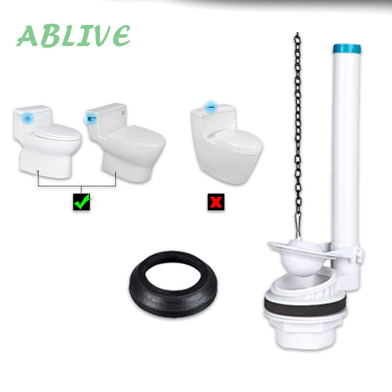 Alat Flush Closet Tombol Single Toilet Flush Valve Alat Pembilas Closet Duduk